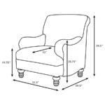 GLENN 3-PIECE UPHOLSTERED SOFA SET LIGHT GREY AND GREY - Image 16