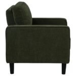 RUTH 3-PIECE FABRIC UPHOLSTERED TRACK ARM SOFA MATCHA GREEN - Image 14