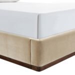 Rava Velvet Upholstered Bed - Image 5