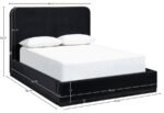 Rava Velvet Upholstered Bed - Image 9