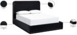 Rava Velvet Upholstered Bed - Image 10