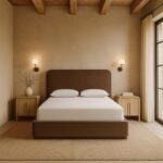 Rava Velvet Upholstered Bed - Image 2