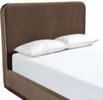 Rava Velvet Upholstered Bed - Image 6