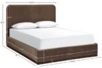 Rava Velvet Upholstered Bed - Image 9
