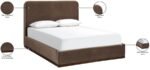 Rava Velvet Upholstered Bed - Image 10