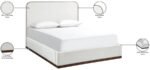 Rava Velvet Upholstered Bed - Image 10