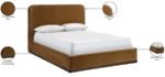 Rava Velvet Upholstered Bed - Image 10