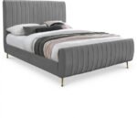 Zara Velvet Upholstered Bed