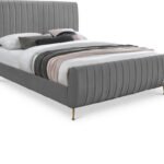 Zara Velvet Upholstered Bed