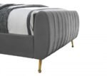 Zara Velvet Upholstered Bed - Image 6