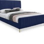 Zara Velvet Upholstered Bed