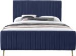 Zara Velvet Upholstered Bed - Image 3