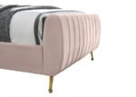 Zara Velvet Upholstered Bed - Image 6