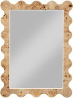 Vassa Burl Veneer Framed Mirror - Image 3
