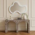 Oblique Iron Frame Mirror - Image 2