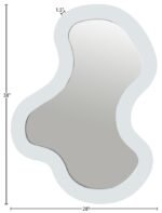 Oblique Iron Frame Mirror - Image 7