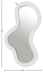Oblique Iron Frame Mirror - Image 7
