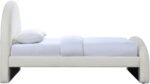Andaz Chenille Fabric Upholstered Twin Bed - Image 4