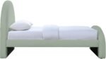 Andaz Chenille Fabric Upholstered Twin Bed - Image 4