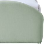 Andaz Chenille Fabric Upholstered Twin Bed - Image 7