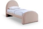 Andaz Chenille Fabric Upholstered Twin Bed