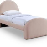 Andaz Chenille Fabric Upholstered Twin Bed