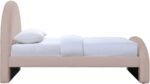 Andaz Chenille Fabric Upholstered Twin Bed - Image 4