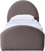 Andaz Chenille Fabric Upholstered Twin Bed - Image 3
