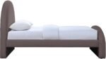 Andaz Chenille Fabric Upholstered Twin Bed - Image 4