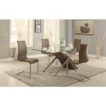 5261S-2P Side Chair, PU & Walnut Paper Veneer - Image 2