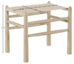 Santos Vegan Leather Upholstered Bench - Image 8