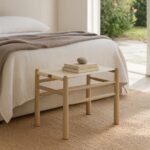 Santos Vegan Leather Upholstered Bench - Image 2