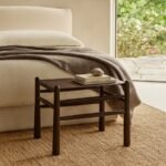 Santos Vegan Leather Upholstered Bench - Image 2