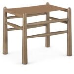 Santos Vegan Leather Upholstered Bench