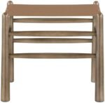 Santos Vegan Leather Upholstered Bench - Image 3