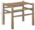 Santos Vegan Leather Upholstered Bench - Image 8