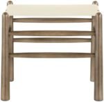 Santos Vegan Leather Upholstered Bench - Image 3