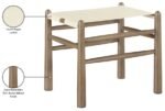 Santos Vegan Leather Upholstered Bench - Image 9