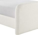 Fira Linen Textured Fabric Upholstered Bed - Image 8