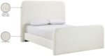 Fira Linen Textured Fabric Upholstered Bed - Image 12