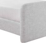 Fira Linen Textured Fabric Upholstered Bed - Image 8