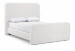 Fira Chenille Fabric Upholstered Bed