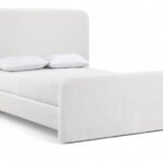 Fira Chenille Fabric Upholstered Bed