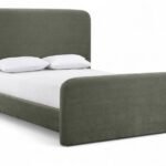 Fira Chenille Fabric Upholstered Bed