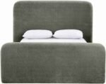 Fira Chenille Fabric Upholstered Bed - Image 3