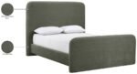 Fira Chenille Fabric Upholstered Bed - Image 11