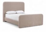 Fira Chenille Fabric Upholstered Bed