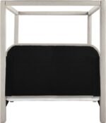 Salina Linen Textured Fabric Upholstered Bed - Image 5