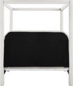 Salina Linen Textured Fabric Upholstered Bed - Image 5