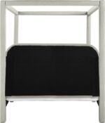 Salina Linen Textured Fabric Upholstered Bed - Image 5